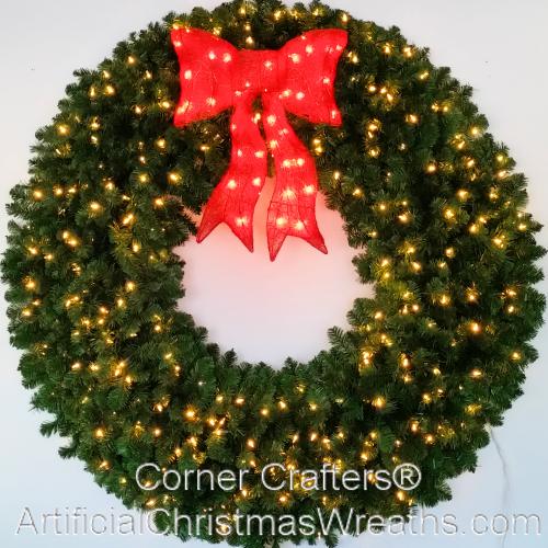 5 Foot C6 L.E.D. Prelit Christmas Wreath