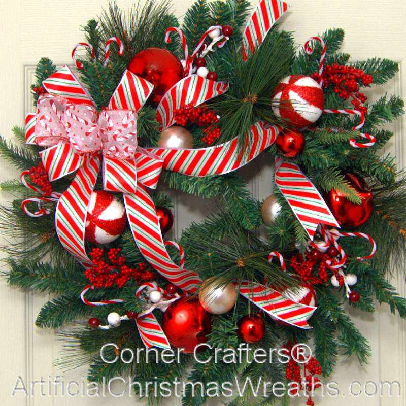 Christmas Candy Wreath