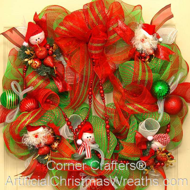 Christmas deco mesh wreath  Christmas mesh wreaths, Deco mesh