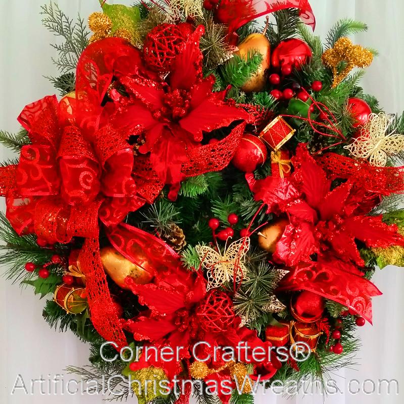 TIS THE SEASON CHRISTMAS WREATH  CornerCrafters.com 