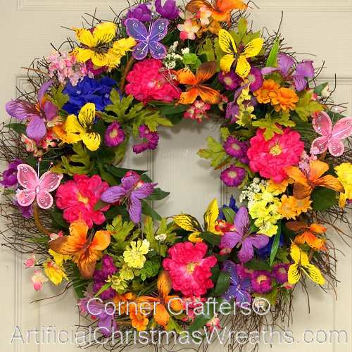 Spring Butterfly Wreath