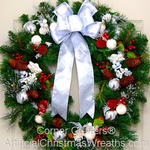 Thin White Christmas Wreath