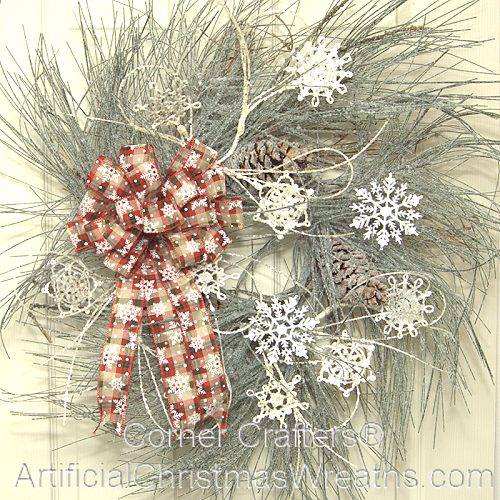 Winter Snowflake Wreath