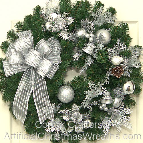 SILVER BELLS CHRISTMAS WREATH