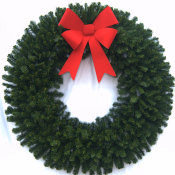5 Foot Christmas Wreath (without lights)