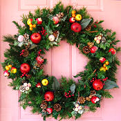 30 Inch Christmas Orchard Wreath