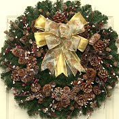 Country Christmas Orchard Wreath