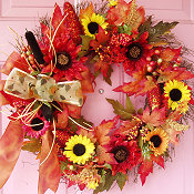 Sunflower Wreath