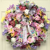 Floral Burst Spring Wreath