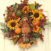 Thanksgiving Turkey Wreath