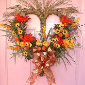 Heartfelt Harvest Autumn Wreath