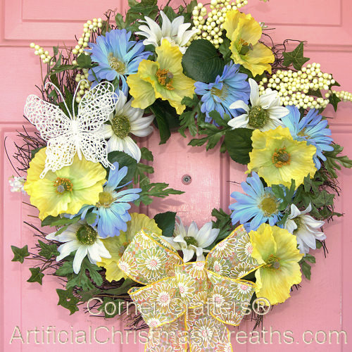 SPRING FLORAL WREATH