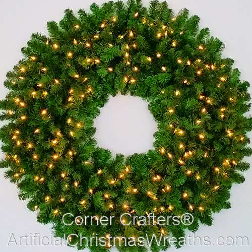 4 Foot (48 inch) L.E.D. Christmas Wreath