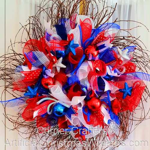 Fourth of July Wreath