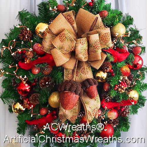 Country Christmas Wreath