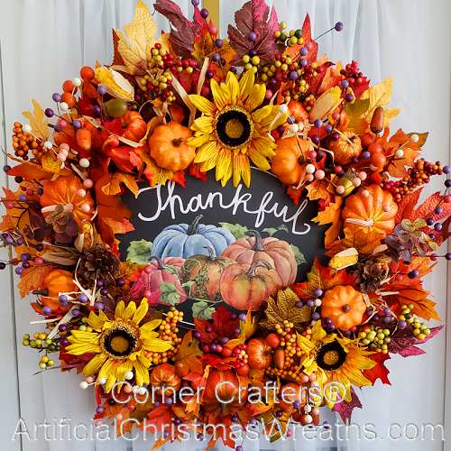 Fall Thankful Wreath