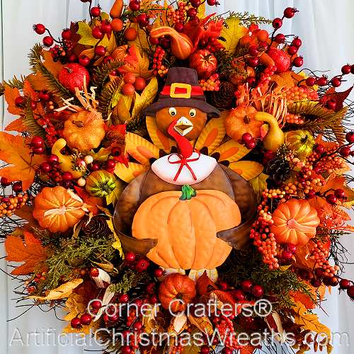 Thanksgiving Turkey Wreath