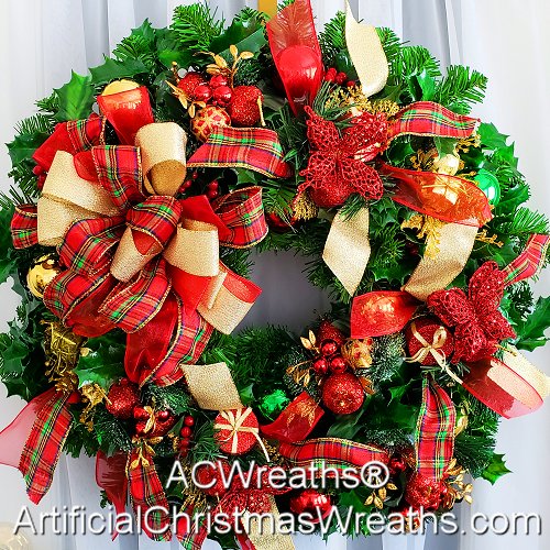 Holly Jolly Christmas Wreath