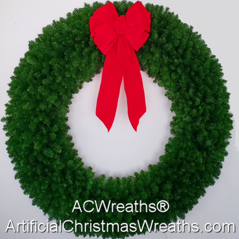 6 Foot Lighted Christmas Wreath 