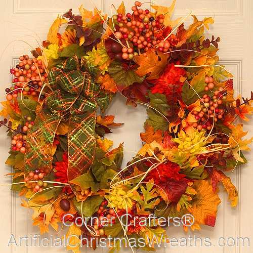 Shades of Autumn Wreath