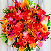 Tropical Floral Wreath