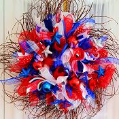 Fourth of July Wreath