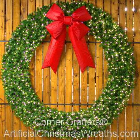10 Foot Unlit Christmas Wreath