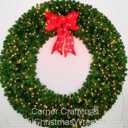 6 Foot Multi Color Christmas Wreath