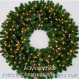 4 Foot (48 inch) Inc. Christmas Wreath