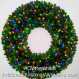 5 Foot (60 inch) Multi Color L.E.D. Christmas Wreath