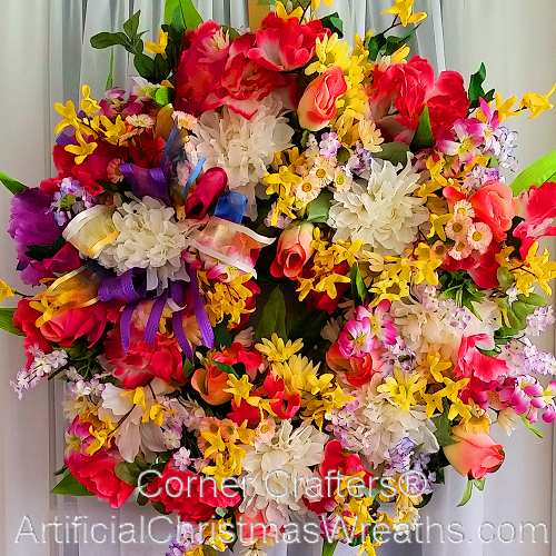 Summer Floral Wreath