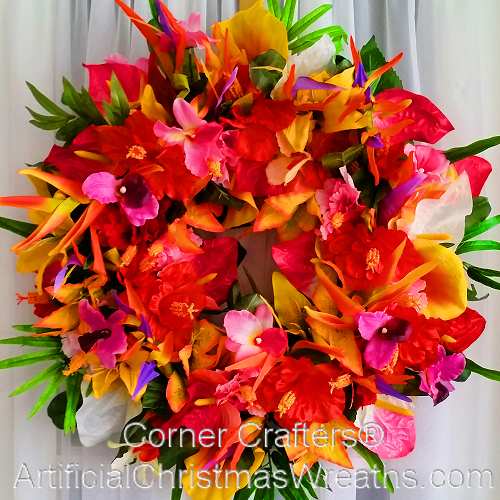 Tropical Floral Wreath